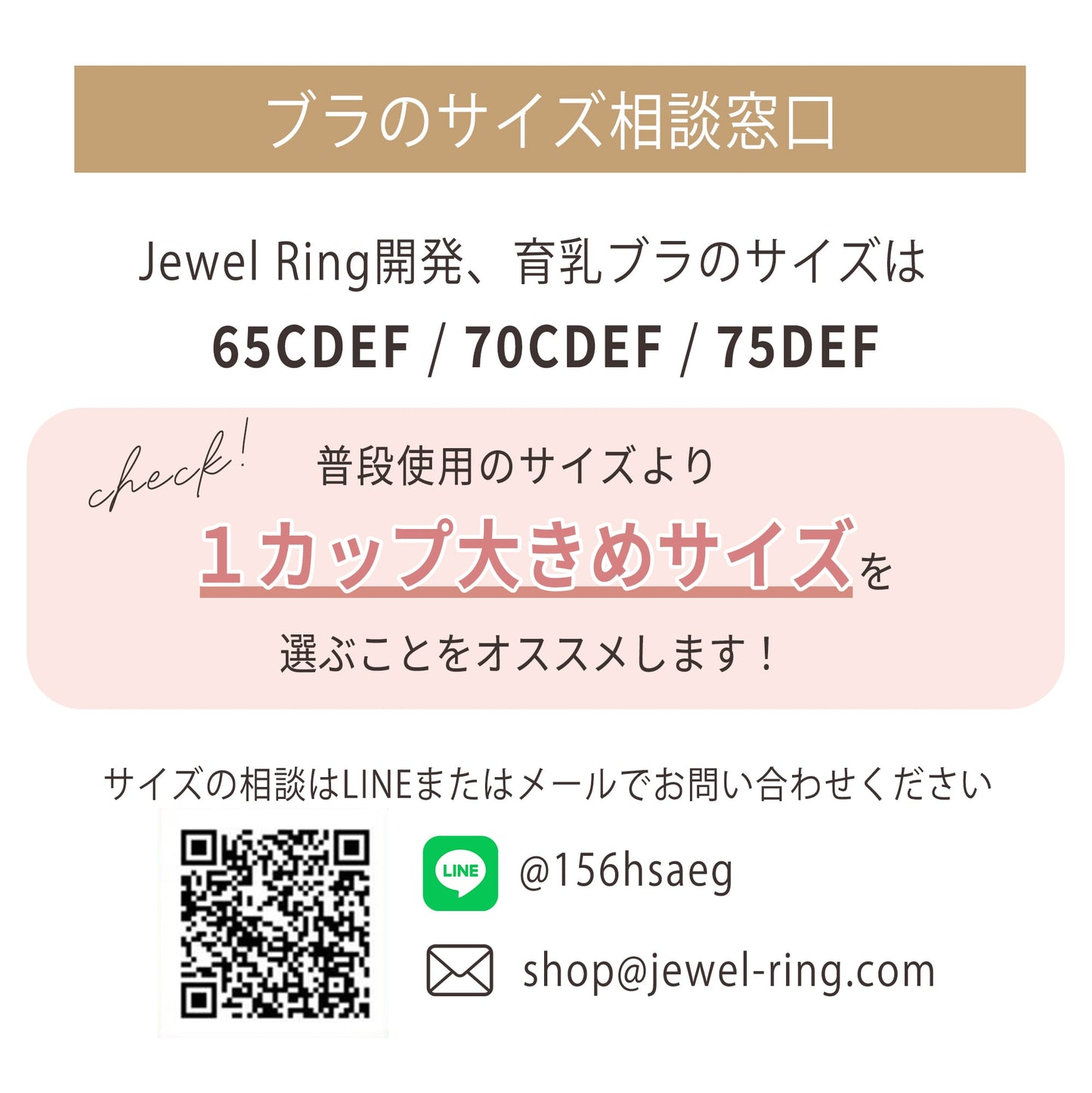 オリジナルバストアップブラ2個セット Jewelring(ジュエルリング)